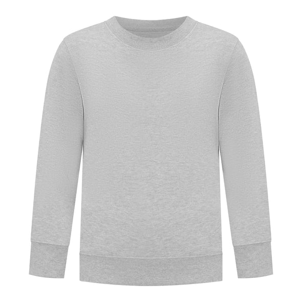 Boys’ Fleece Heather Gray Crewneck Sweatshirt