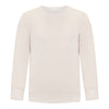 Girls’ Fleece Off-White Crewneck Sweatshirt