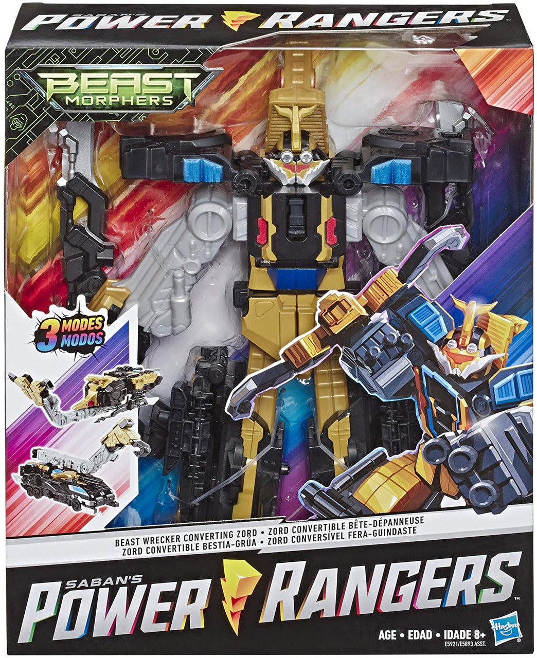 Power Rangers Beast Morphers Beast Wrecker Converting Zord