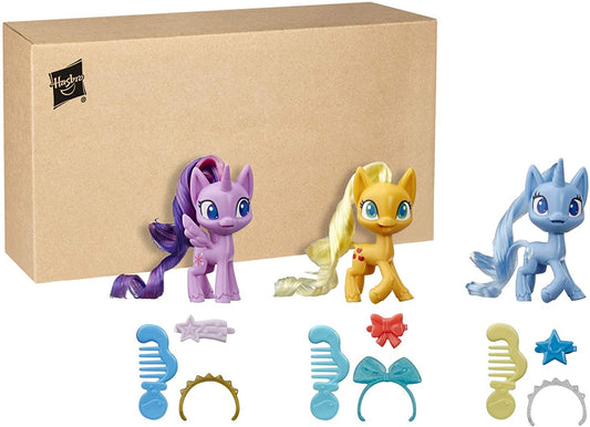 My Little Pony Potion Pony 3-Pack - Twilight Sparkle, Applejack, and Trixie Lulamoon