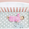 EVERYDAY KIDS 4 Pack of Soft Cotton Newborn Baby Sleeper Gowns 0-6 Months; Newborn Sleeper Sacks