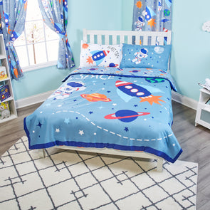 Outer Space Twin/Full Size Bed Comforter