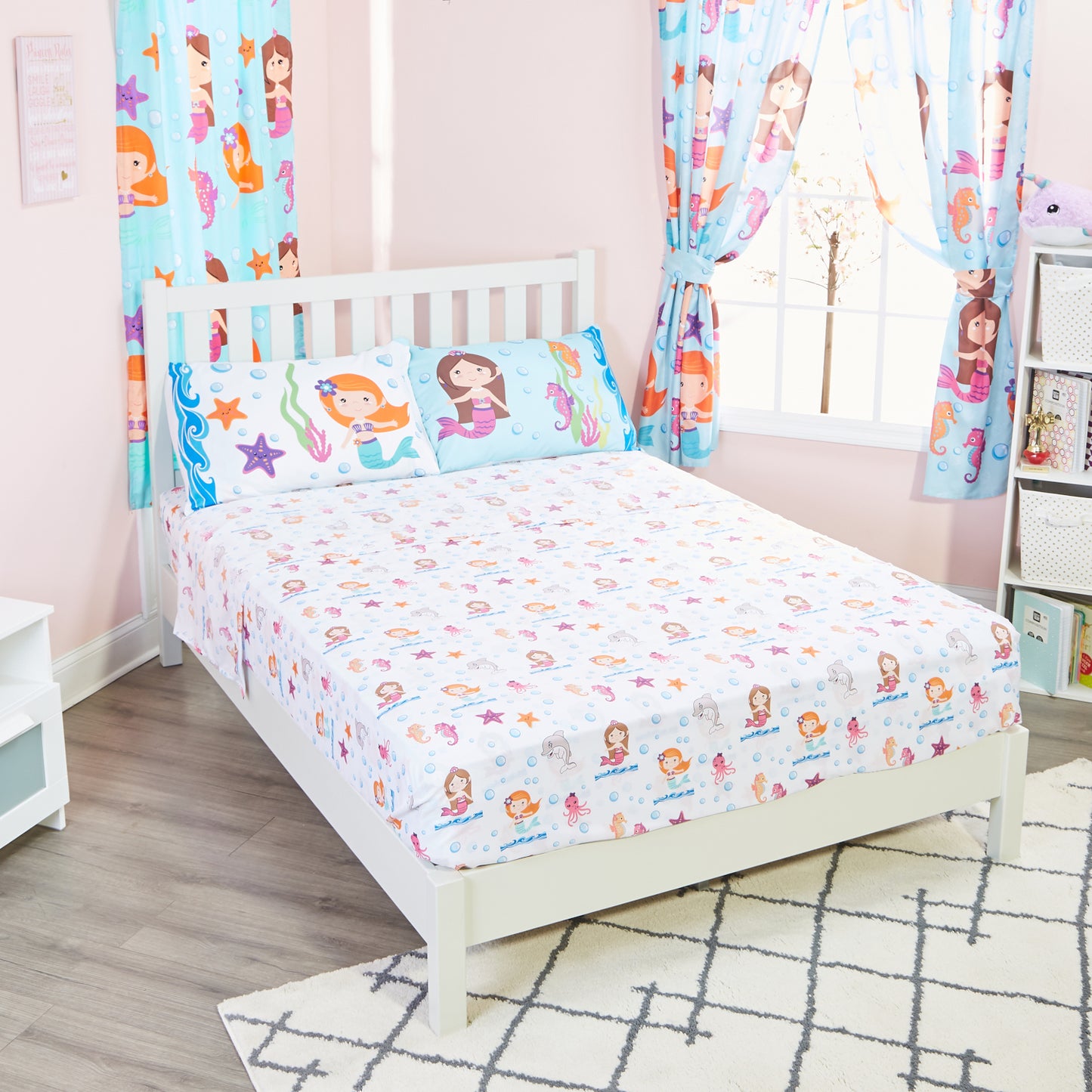 Mermaid Twin Size Bed Sheet Set