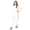 Girls’ Off-White Cotton Fleece Sweatpants