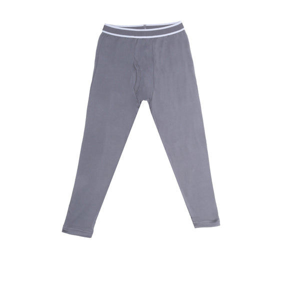 Boys Dark Gray Thermal Top and Bottom Underwear Set