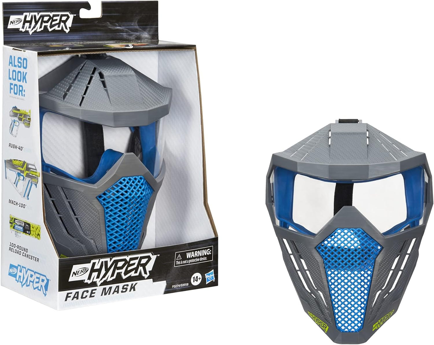 NERF Hyper Face Mask - Blue