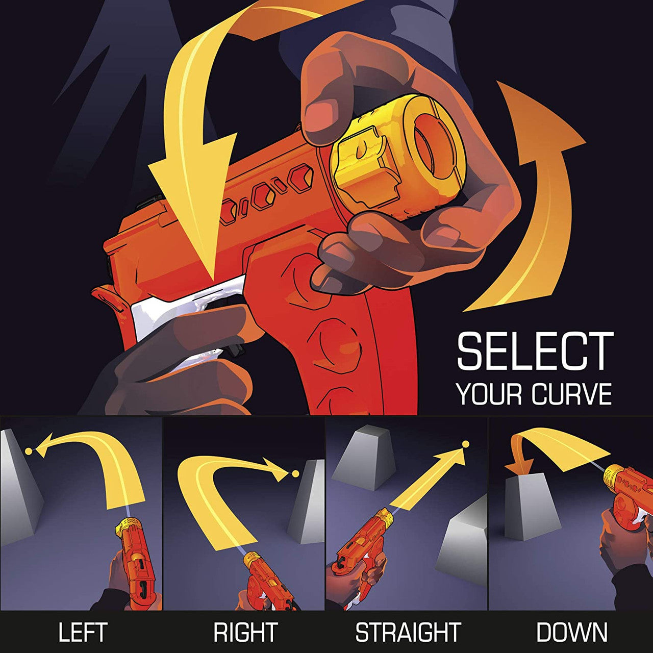 NERF Rival Curve Shot Blaster