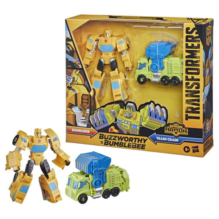 Transformers Toys Buzzworthy Bumblebee Cyberverse Spark Armor Elite
