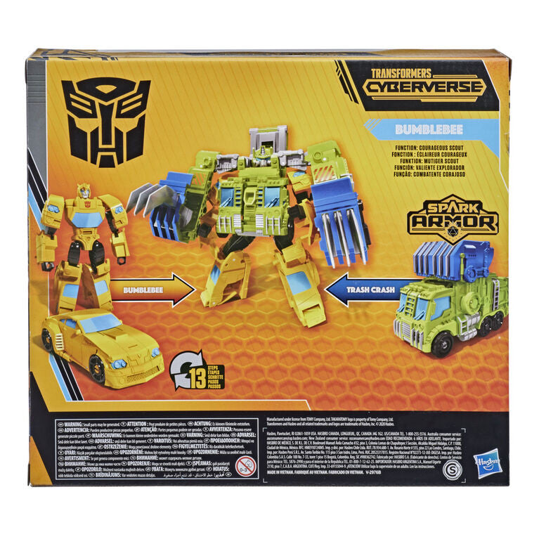 Transformers Toys Buzzworthy Bumblebee Cyberverse Spark Armor Elite