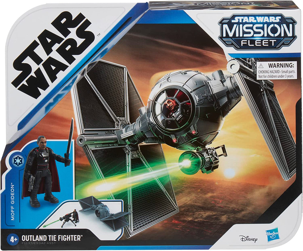 Star Wars Mission Fleet Moff Gideon-Outland TIE Fighter