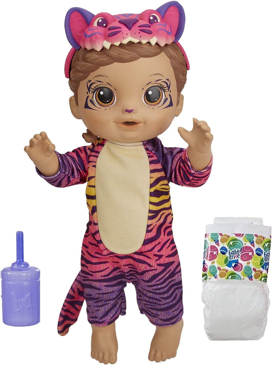 Baby Alive Rainbow Wildcats Doll, Tiger