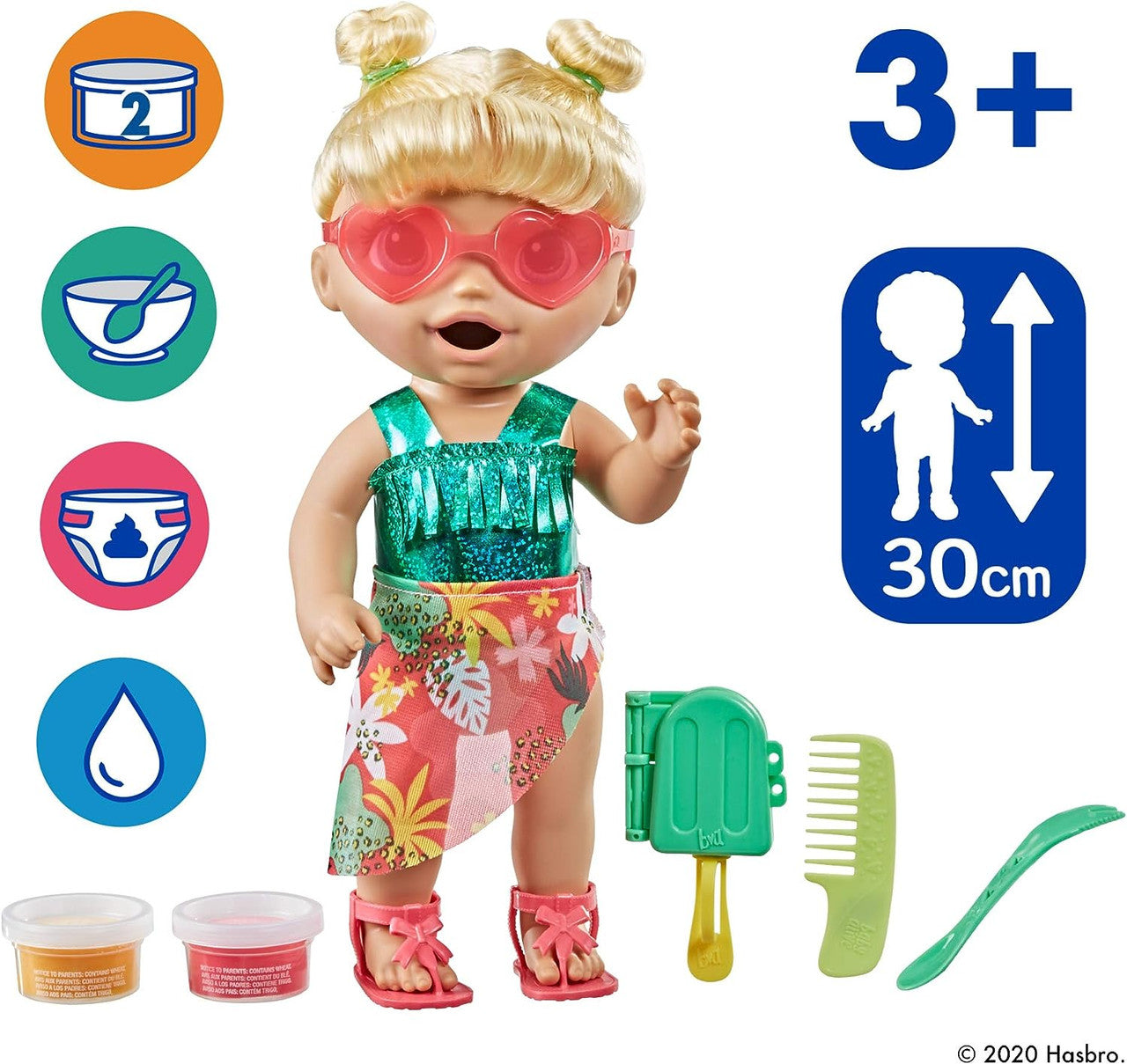 Baby Alive Sunshine Snacks Doll Blonde Hair