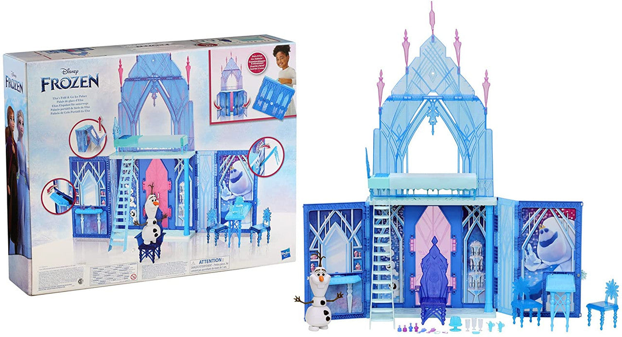 Disney Frozen II Elsa's Fold and Go Ice Palace, Castle Playset