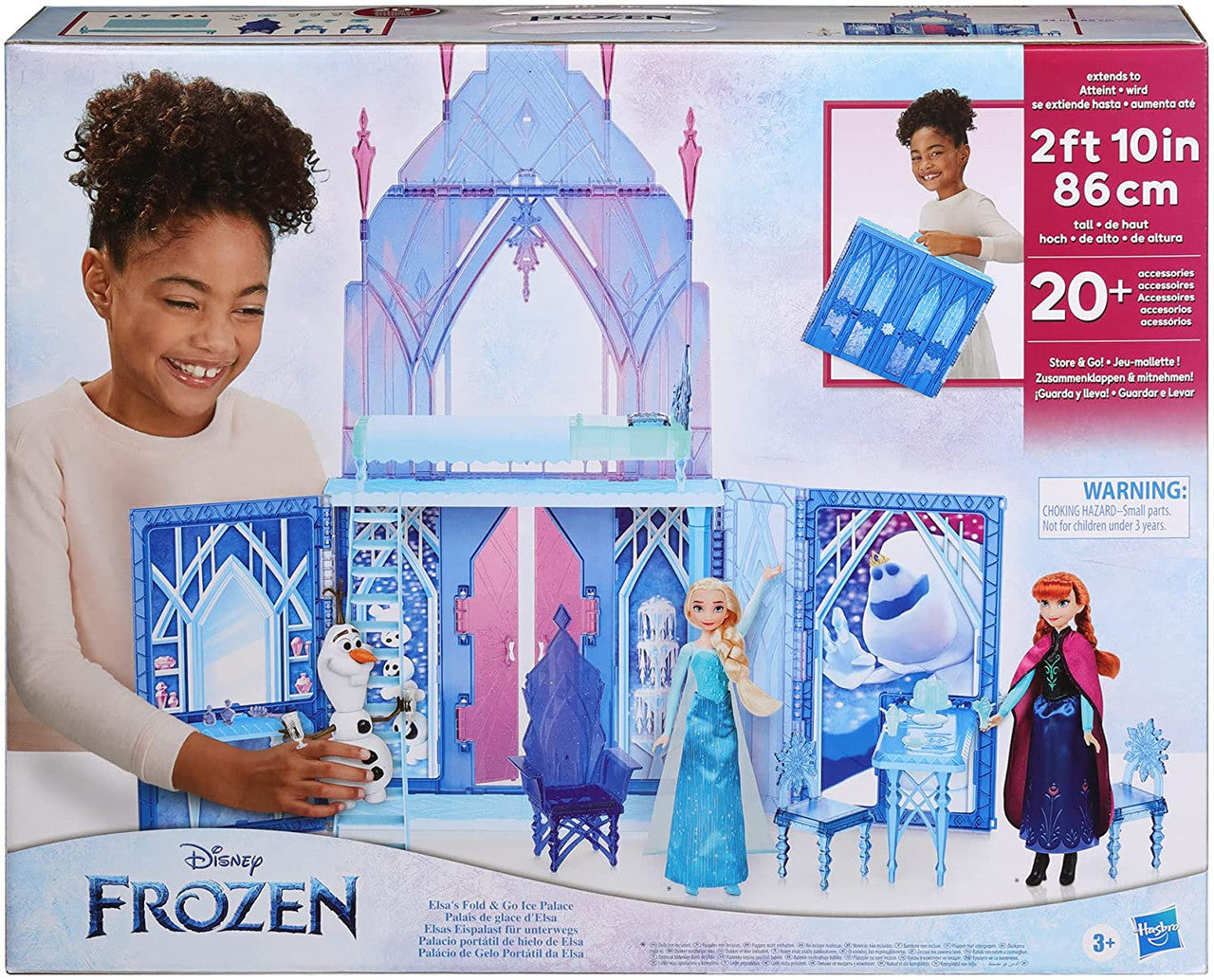 Disney Frozen II Elsa's Fold and Go Ice Palace, Castle Playset