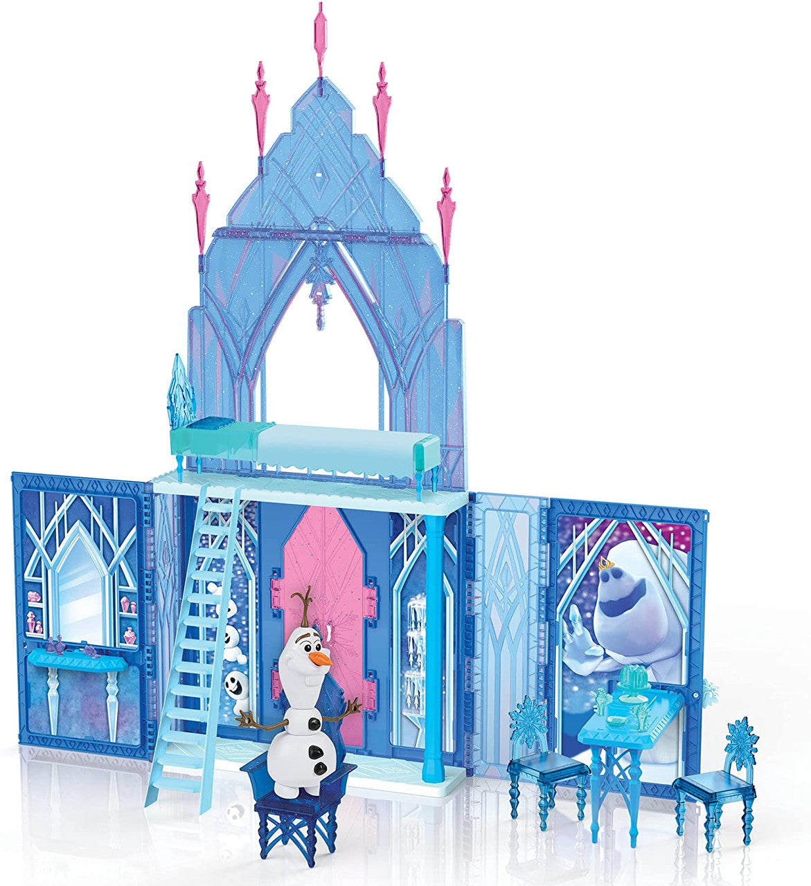 Disney Frozen II Elsa's Fold and Go Ice Palace, Castle Playset