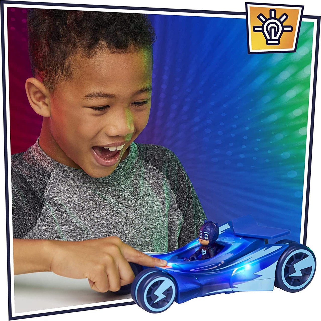 PJ Masks Toys Glow & Go Catboy-Mobile