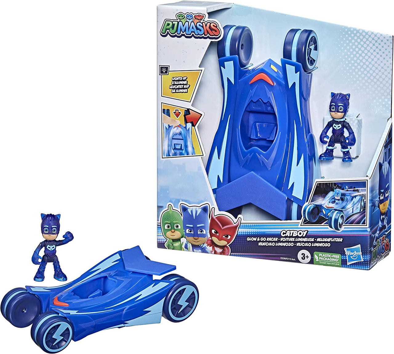 PJ Masks Toys Glow & Go Catboy-Mobile