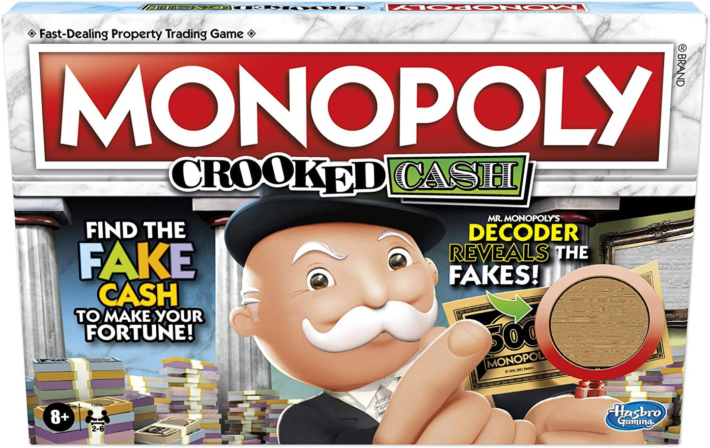 MONOPOLY Crooked Cash Board Game