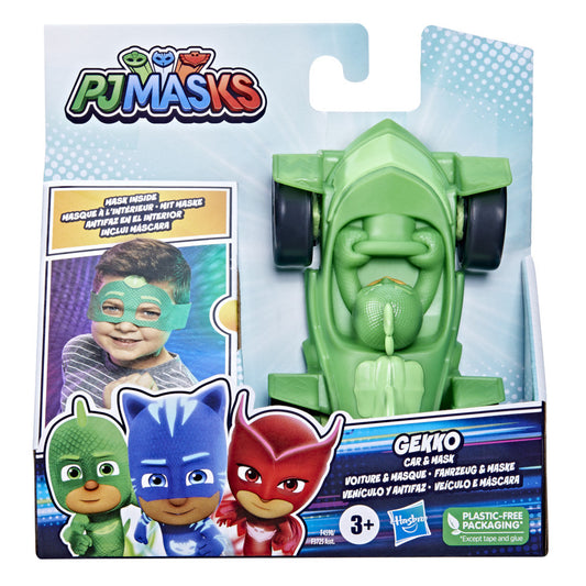 PJ Masks Hero Car and Mask Set - Gekko