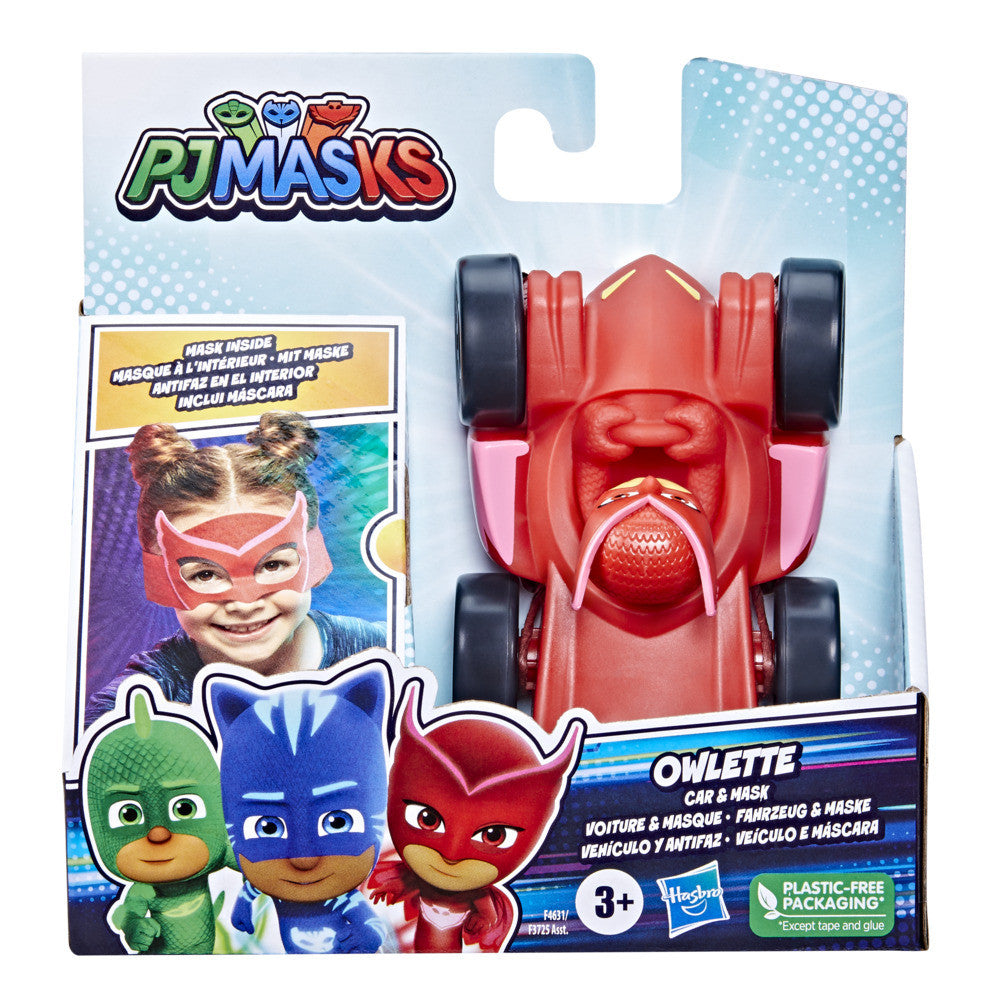 PJ Masks Hero Car and Mask Set - Owlette