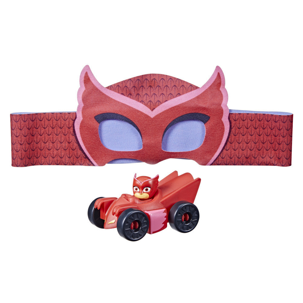 PJ Masks Hero Car and Mask Set - Owlette
