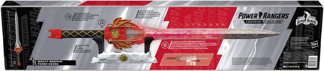 Power Rangers Lightning Collection Mighty Morphin Red Power Sword
