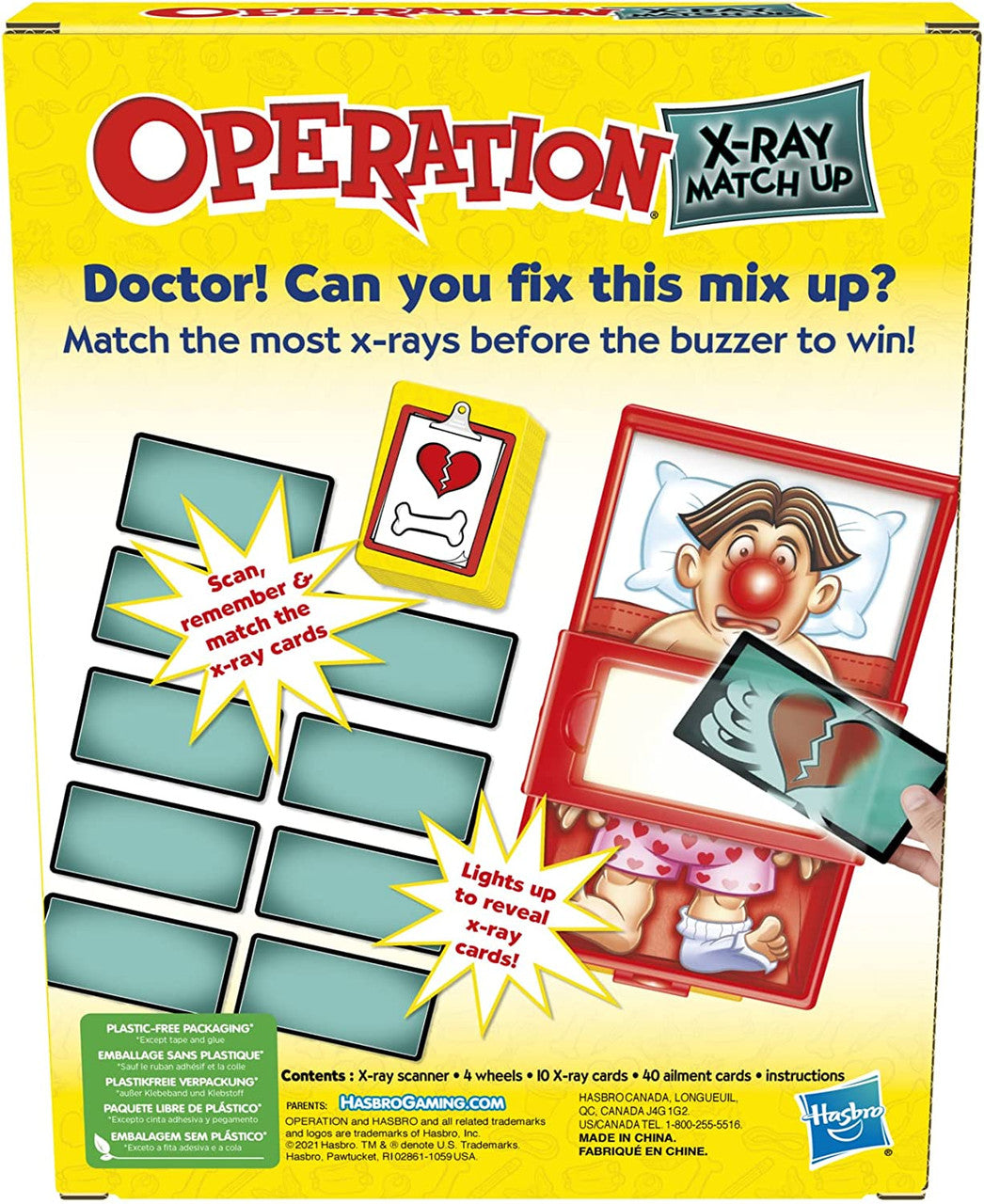 Operation X-Ray Match Up Board Game