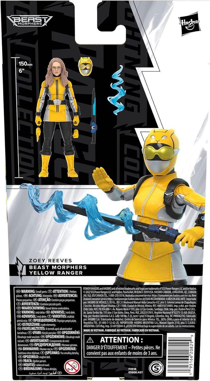 Power Rangers Lightning Collection Beast Morphers Yellow Ranger