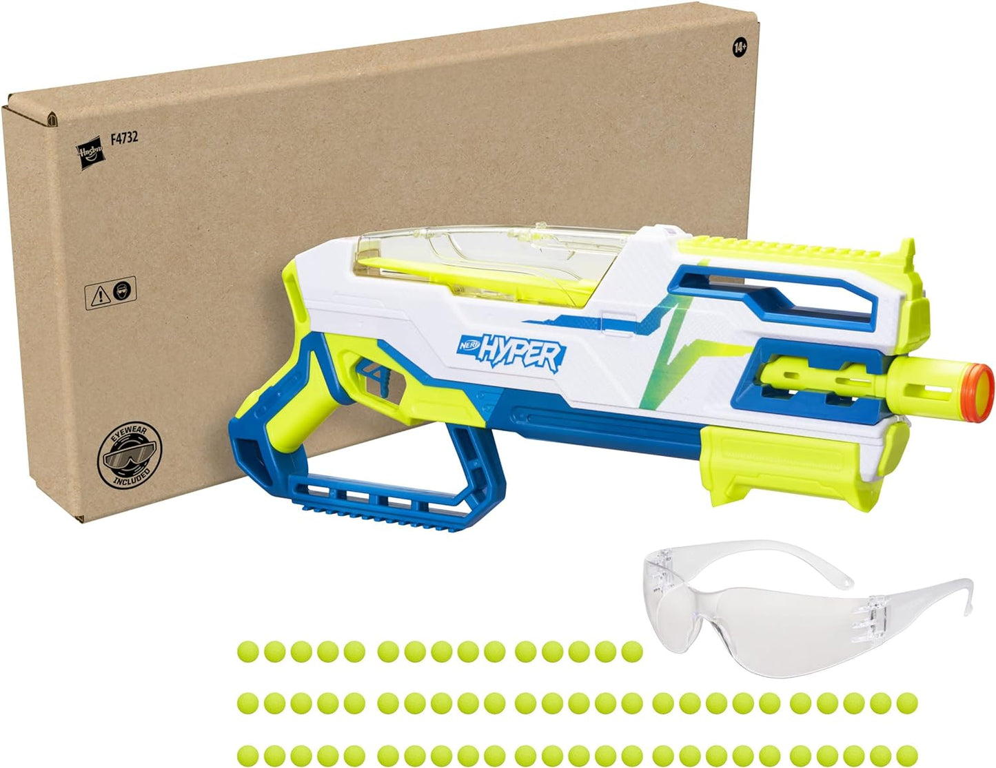 NERF Hyper Bundle, Siege-50 Pump-Action Blaster