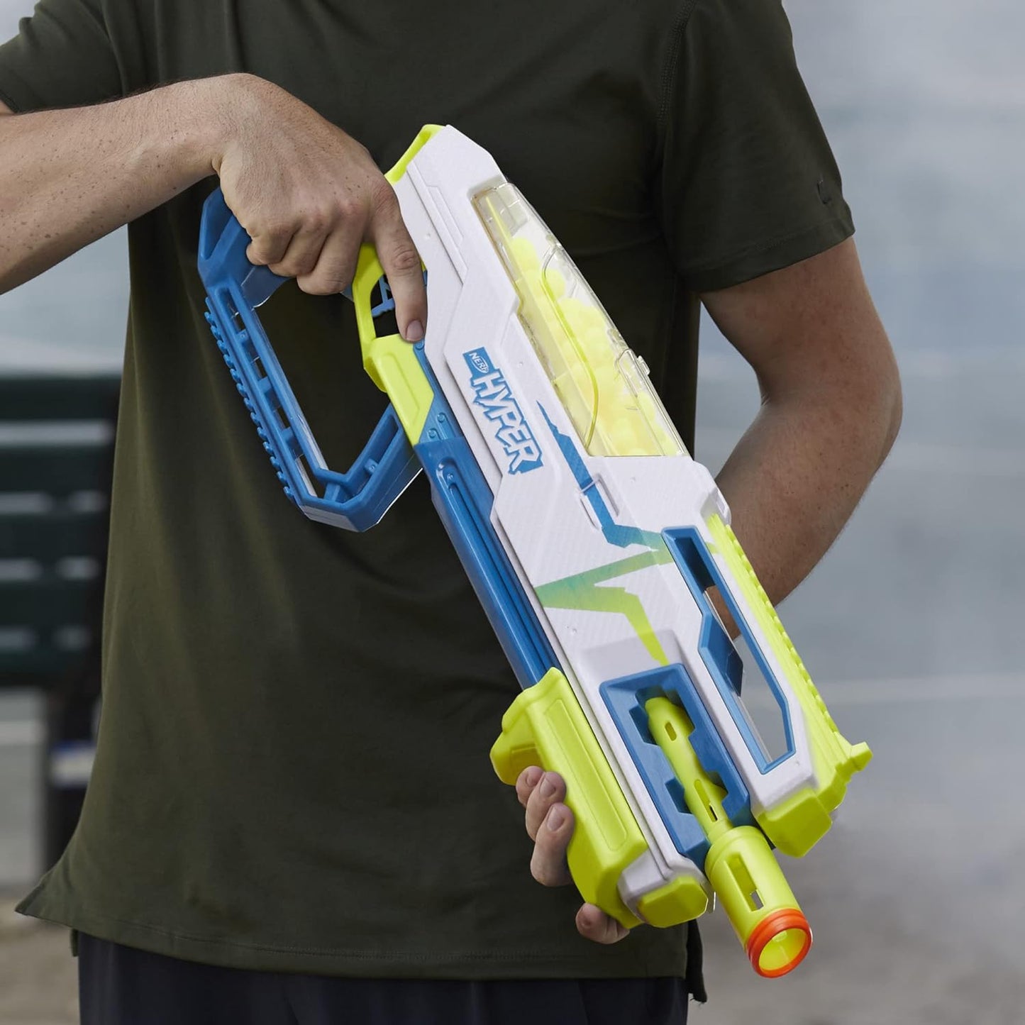 NERF Hyper Bundle, Siege-50 Pump-Action Blaster