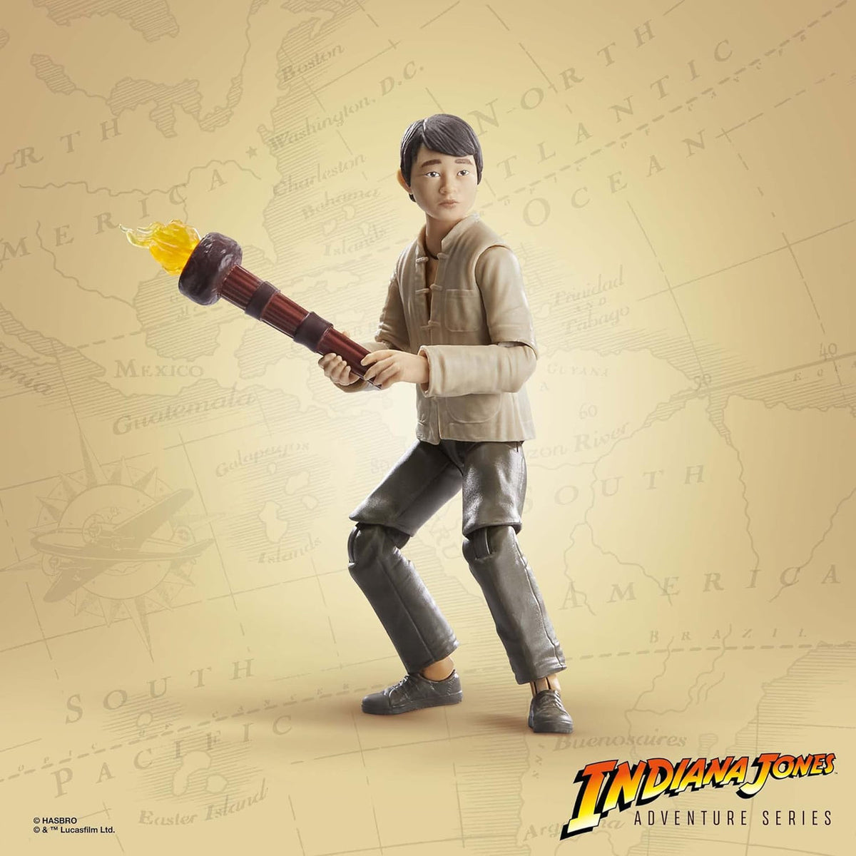 Indiana Jones and The Temple of Doom Adventure Series Short Round Figure