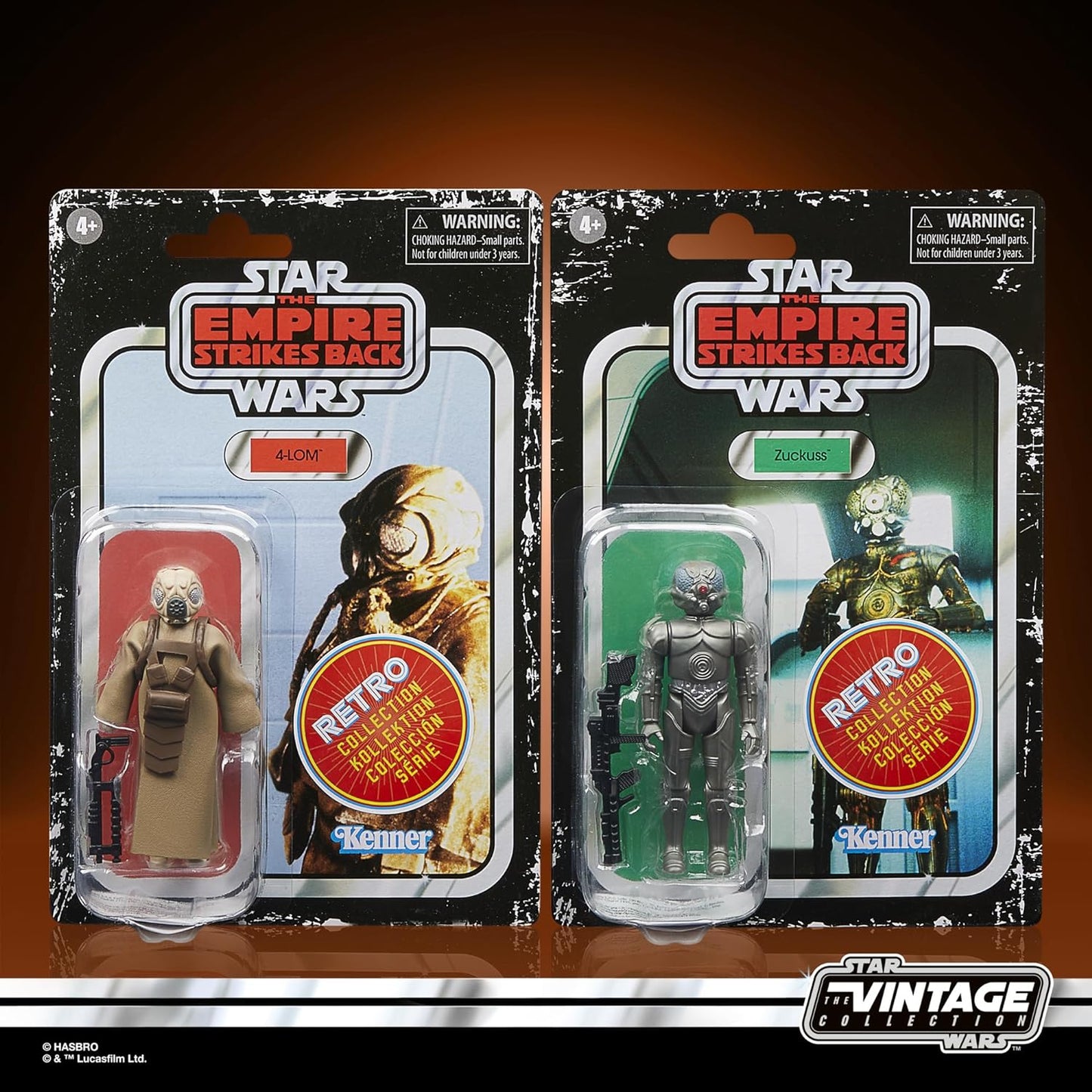 STAR WARS Retro Collection 4-LOM & Zuckuss Figures