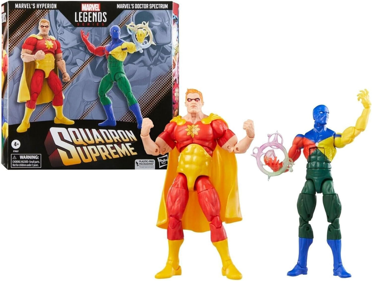 Marvel Squadron Supreme Legends Hyperion Doctor & Spectrum Action Figures
