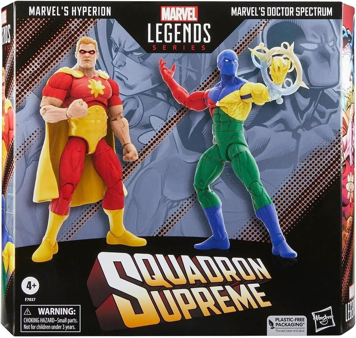 Marvel Squadron Supreme Legends Hyperion Doctor & Spectrum Action Figures
