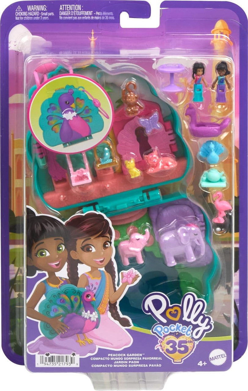 Polly Pocket Dolls & Playset, Peacock Garden
