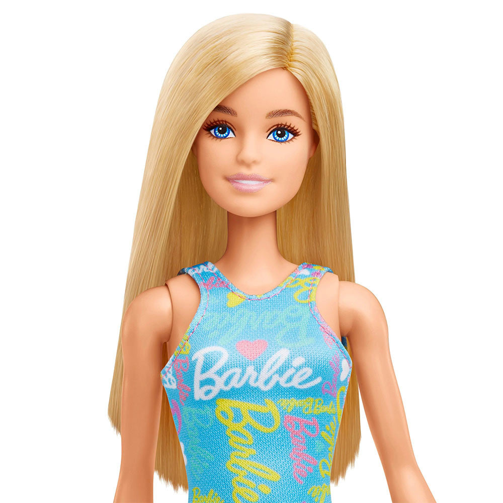 Barbie Blonde in Blue Dress
