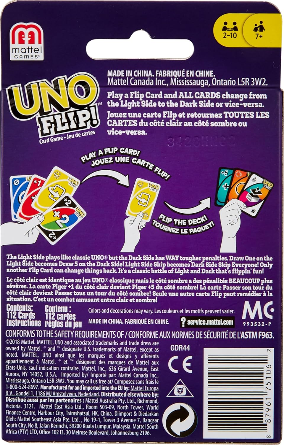 UNO FLIP! Card Game with Double-Sided Deck