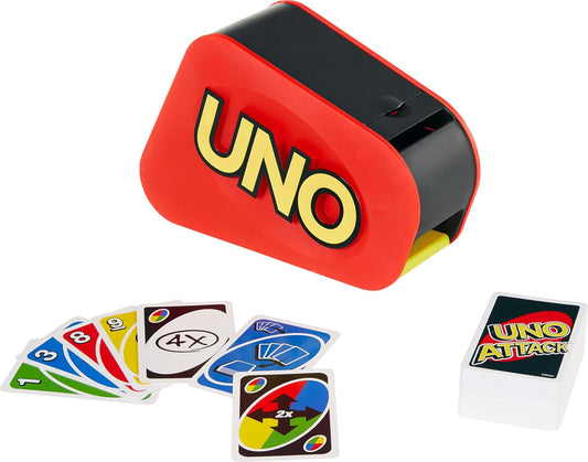UNO Attack! Card Game with Electronic Card Launcher, Lights and Sounds