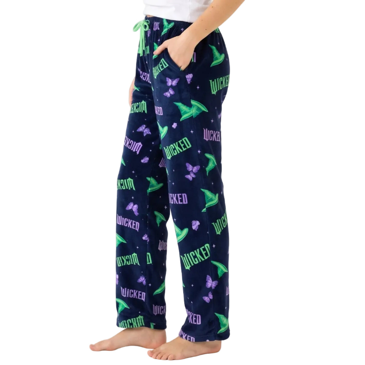 Wicked Women's Pajama Set Camisole Tank and Shorts Lavender Witch Hat Print Lounge Sleepwear Sizes S to XL
