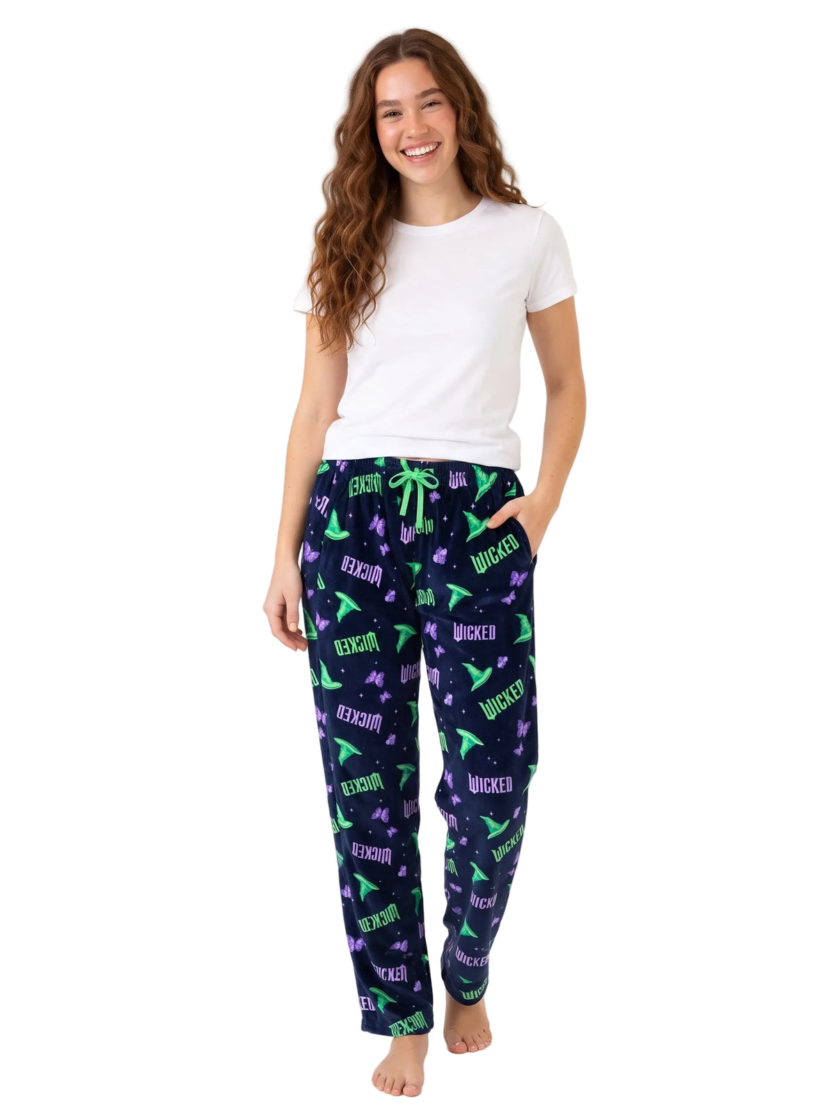 Wicked Women's Pajama Set Camisole Tank and Shorts Lavender Witch Hat Print Lounge Sleepwear Sizes S to XL