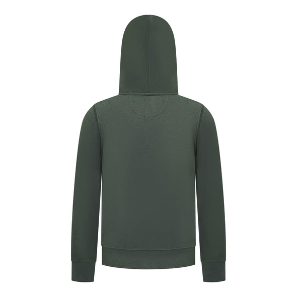 EVERYDAY KIDS Boys Green Zip-Up Hoodie – Soft Fleece Jacket with Hood – All-Season Kids Sweatshirt for School, Play, or Layering
