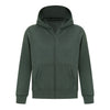 EVERYDAY KIDS Boys Green Zip-Up Hoodie – Soft Fleece Jacket with Hood – All-Season Kids Sweatshirt for School, Play, or Layering