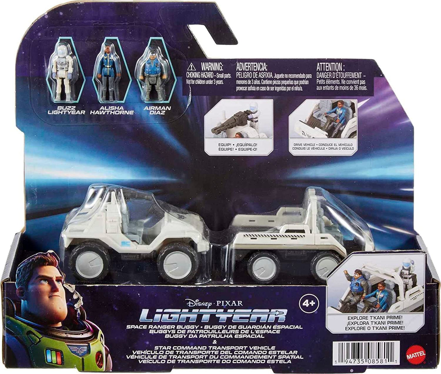 Lightyear Hyperspeed Series 2 All-Terrain Vehicles & Figures