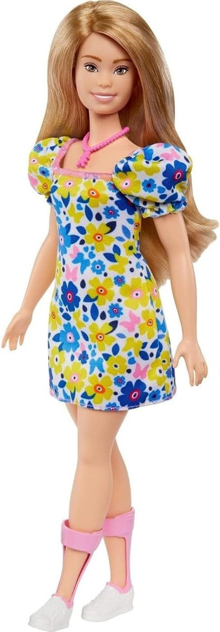 Barbie Fashionistas Doll with Down Syndrome Wearing Floral Dress