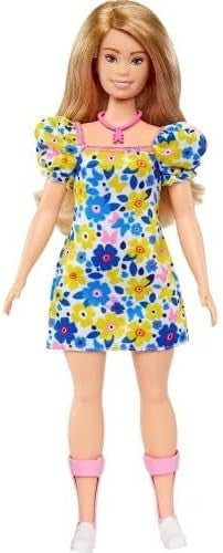Barbie Fashionistas Doll with Down Syndrome Wearing Floral Dress