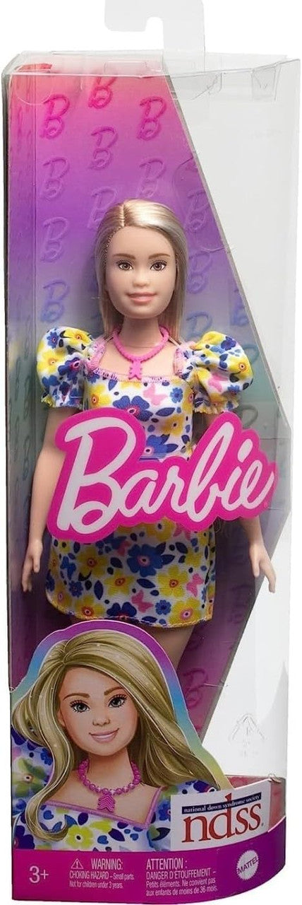 Barbie Fashionistas Doll with Down Syndrome Wearing Floral Dress