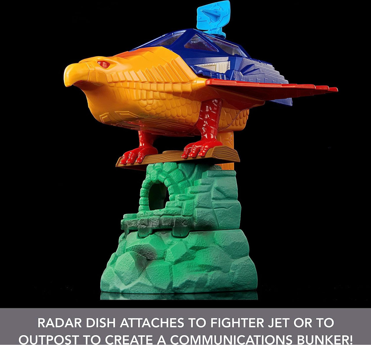 Masters of the Universe Point Dread and Talon Fighter Mystical Outpost  & Flying Vehicle