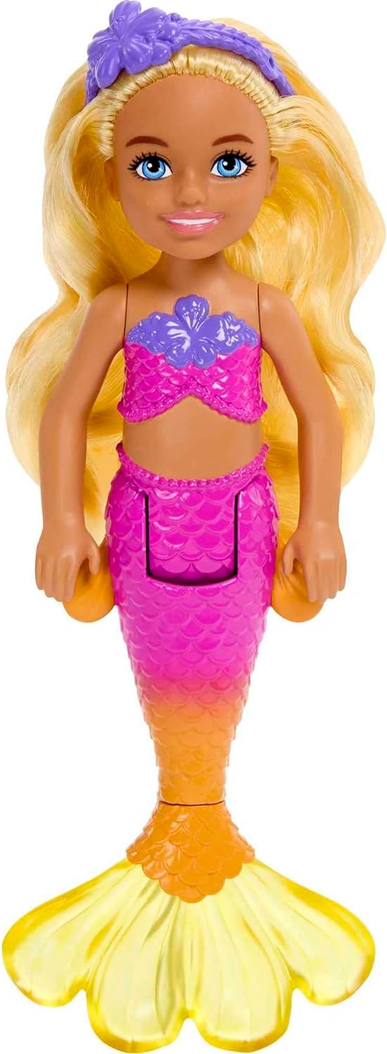 Barbie Dreamtopia Chelsea Mermaid Doll with Colorful Fairytale Details