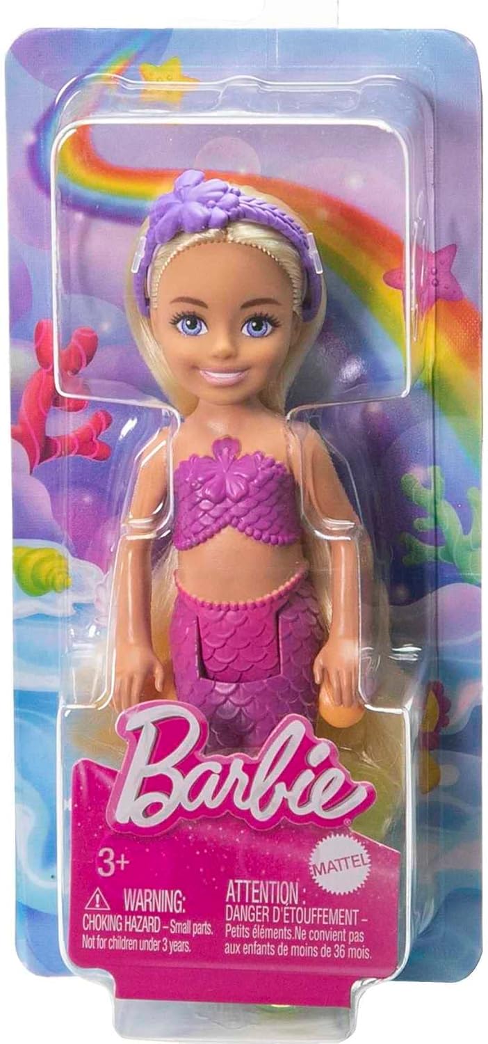 Barbie Dreamtopia Chelsea Mermaid Doll with Colorful Fairytale Details