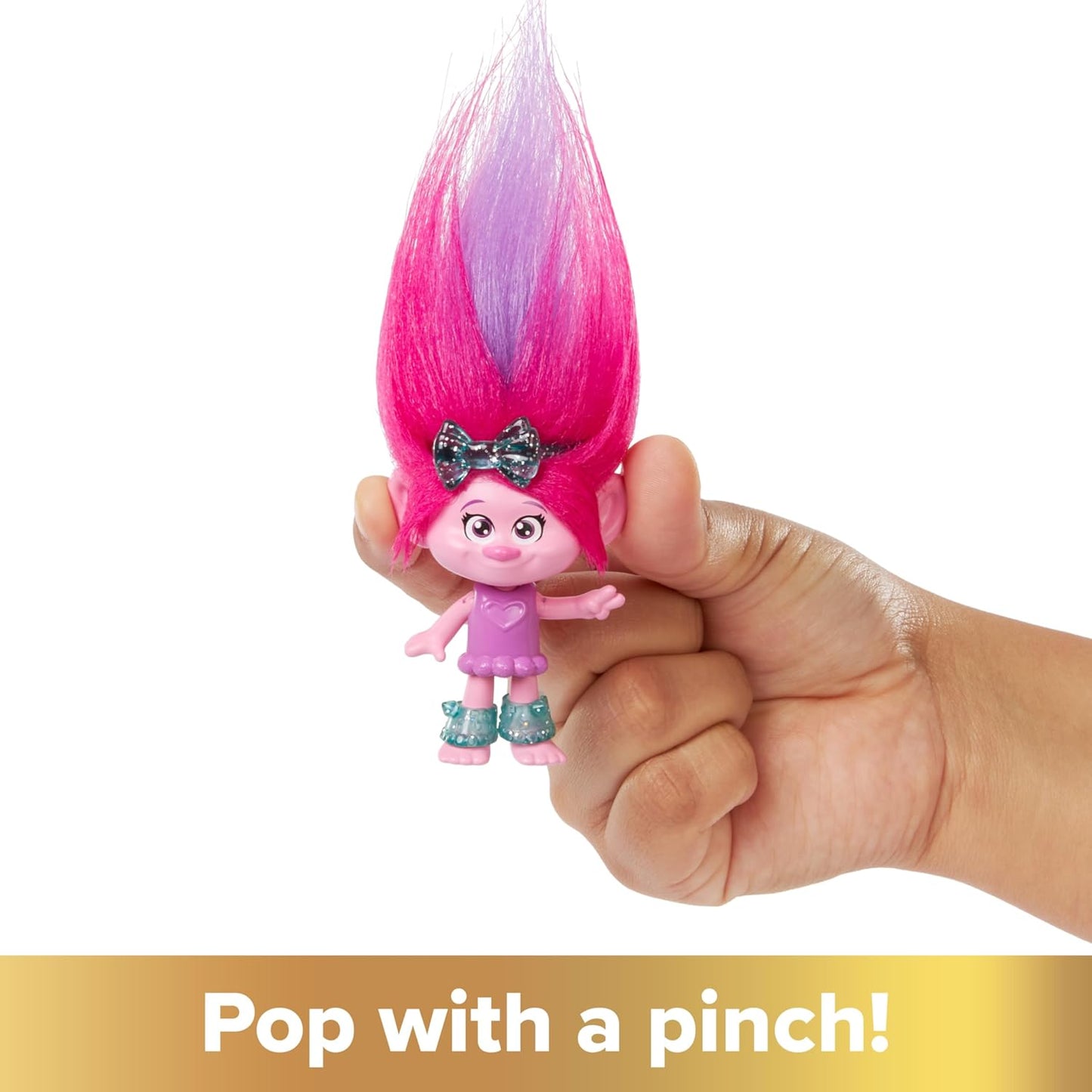 Trolls Band Together Hair Pops Small Doll - Queen Poppy